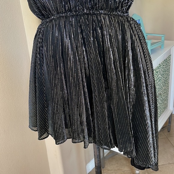 Trisha wore in NYC - SAINT LAURENT Paris Open Back Halter Dress - Picture 3 of 14